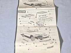RARE ORG 1/25 AMT ’59 EL CAMINO CUSTOMIZING KIT STEERABLE WHEELS COMPLETE 60s