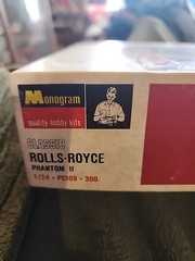 VINTAGE NOS MIB MONOGRAM CLASSIC ROLLS ROYCE 1966 PHANTOM II PC109300 MODEL KIT