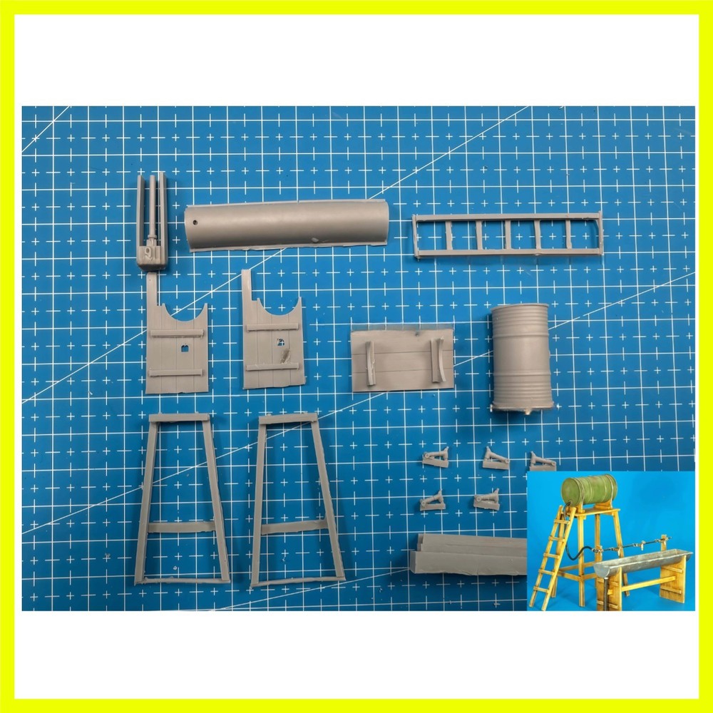 1: 35 Die Casting Resin Model Assembly Kit, GK, Resin Water Pipe and Tank Pro…