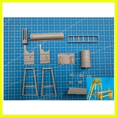 1: 35 Die Casting Resin Model Assembly Kit, GK, Resin Water Pipe and Tank Pro…