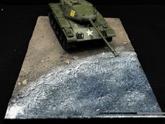 1/35 Scale Military Diorama Base Terrain Display Model Soldiers Figures Diecast