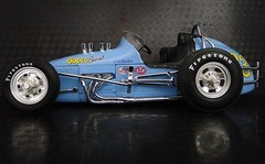Hot Rod Race Car Formula 1 18 Racing Vintage 12Midget24 Custom Built Metal Model