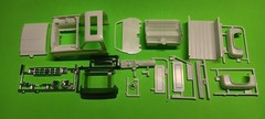 77 Chevy Street Pickup Truck 1/25 Hood Cab Glass Step Side Bed Chrome Open Grill