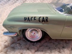 Lot Of 2 Vintage Johan 1961 Rare Green Mopar Car Models Plymouth & Dodge Coupes