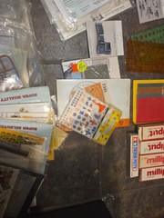 Lot Of Various Model Making Equipment Including Light W/ Magnifying Glass, Etc.