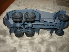 Built Military Vehicles 6 & 10 wheel Both Painted & Built Excellent Detail 1/72