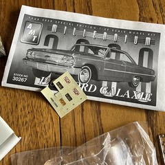 AMT 1963 Ford Galaxie Model Car INCOMPLETE For PARTS