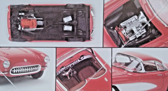 18-10852 MONOGRAM 1:24 Scale 1957 CORVETTE CONVERTIBLE Plastic Model Kit