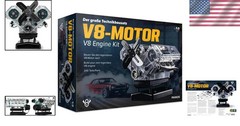V8 Engine Model Kit: Build a Transparent Working 8-Cylinder Engine in Hours