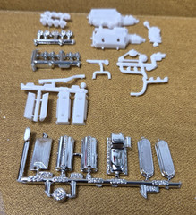 1953 Ford Pickup DESOTO HEMI ENGINE 1:25 Scale AMT NEW Model Kit PARTS