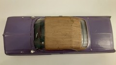 Vintage AMT 1962 Pontaic Bonneville Model Car, Hand Painted with Brush