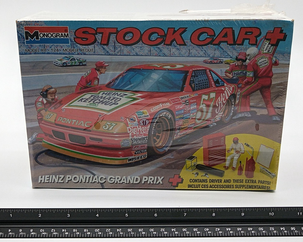 Monogram Stockcar Heinz Pontiac Grans Prix Model Kit NIB