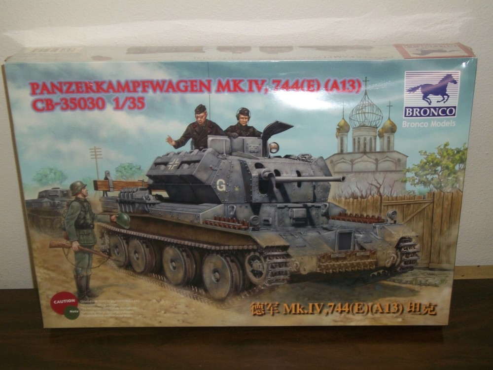 Bronco 1/35 Scale Panzerkampfwagen Mk IV, 744(E) (A13) – Factory Sealed