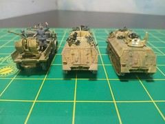 Africa Corps 1/72 1/87 ? Army Tank Trucks Built Model WW II German Tan Tracked