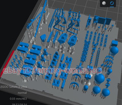1 /700 U.s.-nimitz-class aircraft carrier parts set Unpainted
