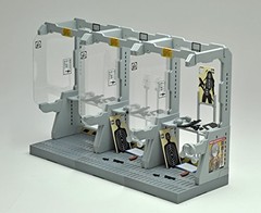 Little Armory LD010 shooting range A plastic model