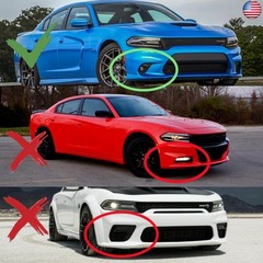 Front Bumper Lip Splitter Spoiler Fit for Dodge Charger SRT Hellcat/RT Scat