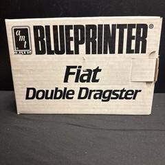 Amt/Ertl Blueprinter Fiat Double Dragster 1:25 Model Kit Old Stock Sealed Parts