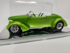 Vintage AMT ? 36 Ford Customized 1/25 Scale Built Model Kit Street Rod W Dispay
