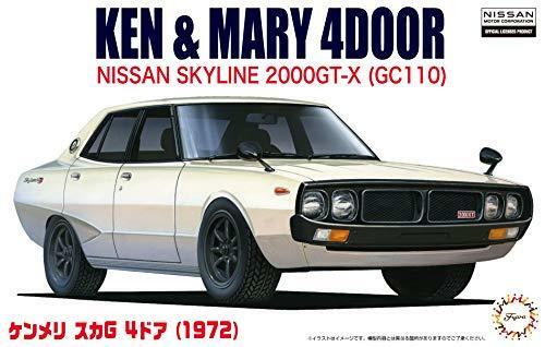 Fujimi 1/24 Model Kit Nissan Skyline GT-X Kenmeri / SukaG from Japan 6000