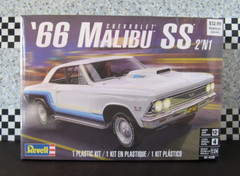 Chevy 1966 Malibu SS Drag Race Car 1:24 scale Revell/Monogram Kit Sealed