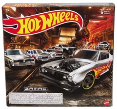 Hot Wheels Zamac Multipacks of 6 Toy Cars, 1:64 2.9528 inches, Multicolor