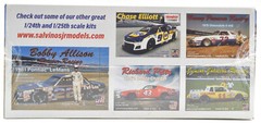Salvino JR Models “Tuf-Lon” Bobby Allison 1981 Pontiac LeMans 1/24 Model Car Kit