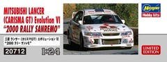 Hasegawa 1/24 Mitsubishi Lancer (Charisma GT) Evolution VI 2000 Rally Sanremo Pl