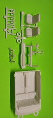 1965 Pontiac GTO 1/25 AMT Interior Tub Bucket Seats Dash Same as Hard Top