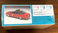 REVELL TAXI/FIRE CHIEF CHEVY CAPRICE 1:25 MODEL KIT Vintage Sealed 1993