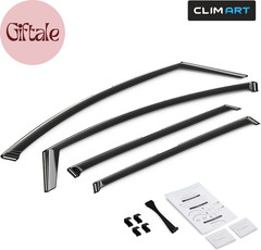 In-Channel Incredibly Durable Rain Guards for Kia Sportage 2023-2026, Original W