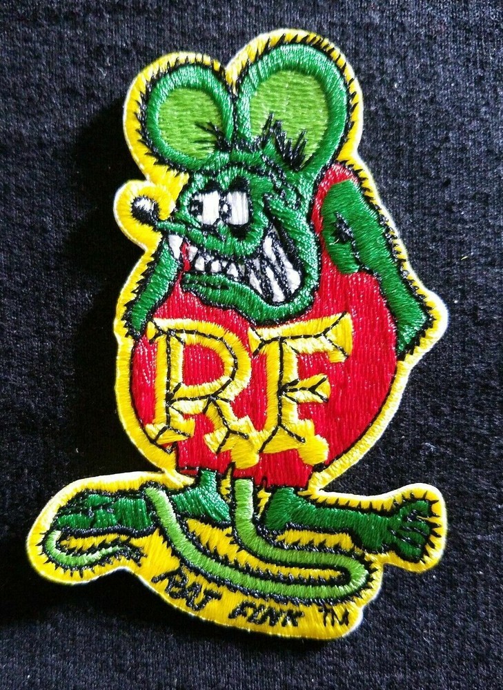 Rat Fink Patch Badge Hot Rod Motorcycle Biker Chopper Vest Jacket ED Roth