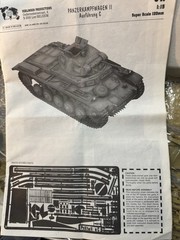 Verlinden 1:15 Panzerkampfwagen II Ausf. C German WWII Tank 841