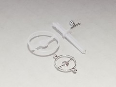 48 Ford Coupe STEERING WHEEL /COLUMN from Revell 1:25 Model Kit 48