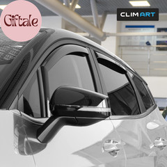 In-Channel Incredibly Durable Rain Guards for Kia Sportage 2023-2026, Original W