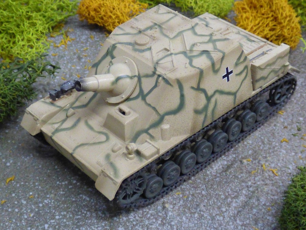 1/72 MRC Easy Model Minitanks WWII German Brummbar Assault Gun Lot#9781B©