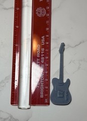 1/12 Scale Electric Telecaster Style Guitar For Model Car Dioramas Miniature