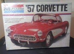 1/24 Vintage Monogram 1957 Chevrolet CORVETTE Factory Sealed 50 years!