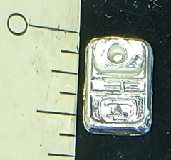 Chrome Gear Shift Base 1/25 Model Car Parts Junkyard Hotrod (40)