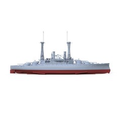 1/700 Military Model Kit USN South Carolina Battleship BB-26 Full Hull