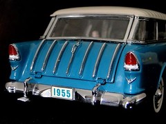 55 Chevy Pickup Truck Race Car Built Metal Model Vintage Classic57Promo1957Nomad