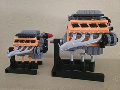 Ford Mustang Dark Horse V8 Model Engine FDM 3D Printed Vroom Vroom Vroom