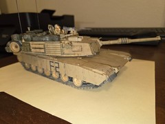 PROFESSIONALLY BUILT 1/35 US M1A2 ABRAMS MBT 3RD ARMORED OPERATION IRAQI FREEDOM
