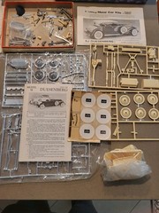 Vintage Hubley SJ Duesenberg Town Car Classic Metal Model Car Kit
