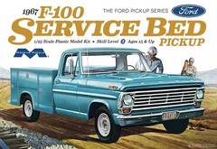 Moebius 1/25 Scale 1967 Ford F100 Service Bed Pickup Plastic Model Kit 1239