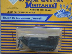 Roco Minitanks 1/87 Z-159 WWII US Weasel Amphibious Armored Craft Lot #3164K