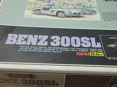 Imai Heller Mercedes Benz 300SL European Vintage Car 1/24 Model Kit #20768 NOS