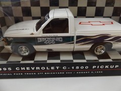 Promo Car 1995 Chevrolet C-1500 Brickyard 400, White 1/25 AMT-ERTL #6974