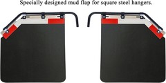 24″ x 24″ Angled Mud Flaps for Semi Trucks 1/5″ Thick Mudflaps Semi Truck for Ba