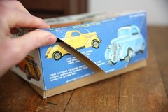 1973 AMT ’36 Ford Coupe Roadster Model Car Kit built junkyard box No. A136